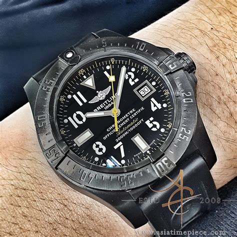 Breitling Avenger Seawolf Blacksteel Code Yellow 